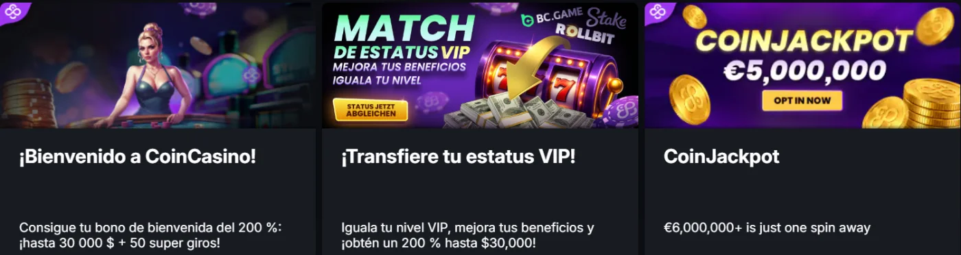Bono de bienvenida